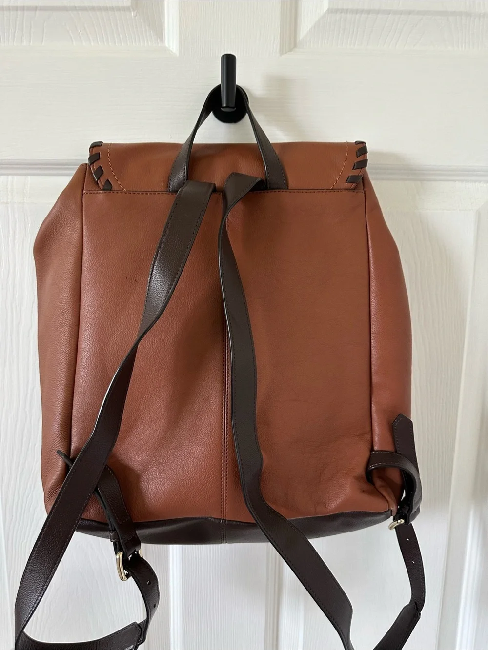 Cole Haan Brown Leather-Backpack – Casual Daypack never used stored